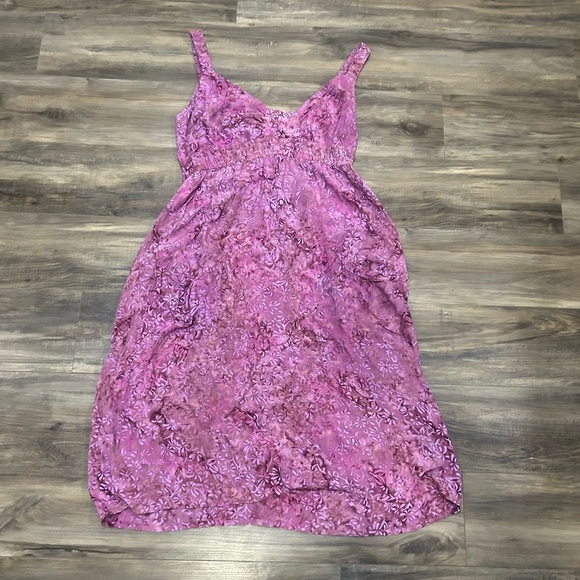 Temptations Magenta Floral Maxi Dress - Picture 1 of 4